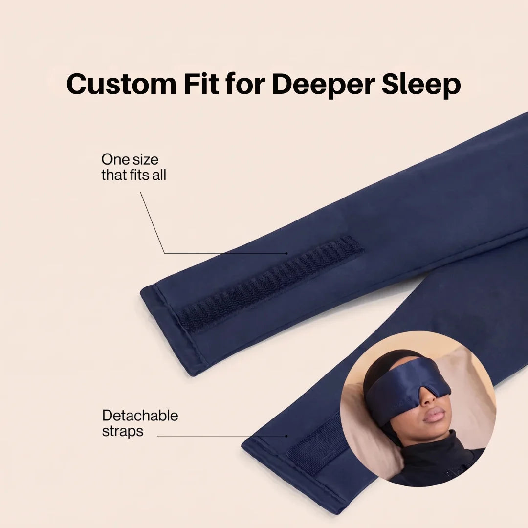 Mulberry Silk Sleep Mask - Reduce puffiness and under-eye bags