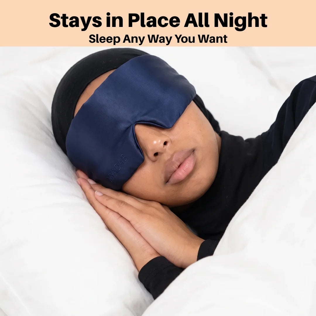 Mulberry Silk Sleep Mask - Reduce puffiness and under-eye bags